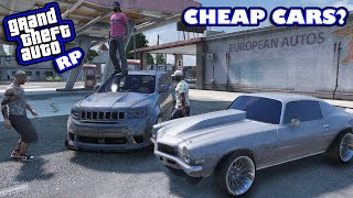 GTA RP  CHEAP CAR CHALLENGE AT THE FREEDOM FACTORY [upl. by Loria]