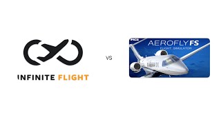 Aerofly fs global VS infinite Flight [upl. by Aitnohs148]