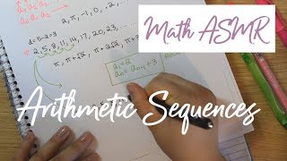 soft spoken math asmr  Arithmetic Sequences Recursive and Explicit Formulas [upl. by Samson136]