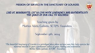 Let us Live with Coherency and Authenticity Our Call to Holiness  Mother Adela SCTJM Foundress [upl. by Llenroc445]