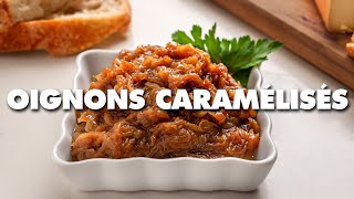 Oignons caramélisés  Comment caraméliser des oignons [upl. by Anastasius]