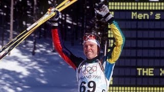 Civil Engineer Wins Biathlon Gold  Halvard Hanevold  Nagano 1998 Winter Olympics [upl. by Bilski]