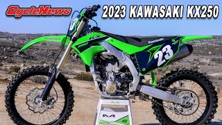 2023 Kawasaki KX250  250 Shootout  Cycle News [upl. by Leur649]