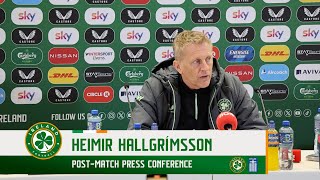 POSTMATCH PRESS CONFERENCE  Heimir Hallgrímsson  Ireland 02 Greece [upl. by Ativoj]