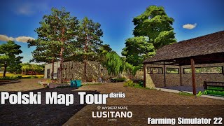 Lusitano Polski Map Tour 4K konsole Farming Simulator 22PS5 [upl. by Orville]