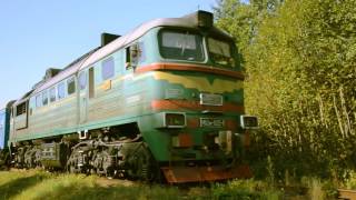 Diesel locomotive M62m12251  Тепловоз М62м12251 [upl. by Nidnerb]