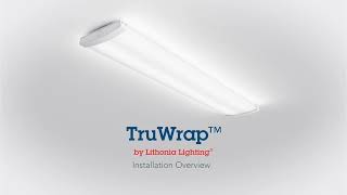 Lithonia Lighting TruWrap Curved Wide and Medium Installation Video [upl. by Kalin]