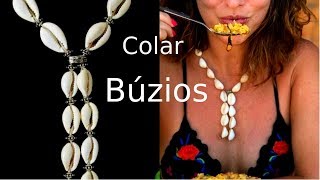 ☀️☀️☀️Diy Bijuteria  Maxi Colar de Búzios  Coleção Verão [upl. by Hodgkinson887]