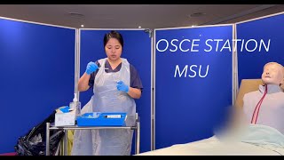 OSCE STATION Midstream Specimen of Urine and Urinalysis October 2023 version [upl. by Landan29]