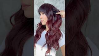 Would you rock this black cherry hair color blackcherryhair haircolor [upl. by Iman]