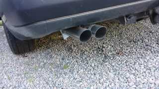 1990 Mercedes Benz 300E modified exhaust [upl. by Duaner]