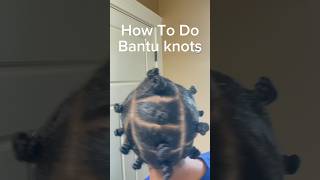 How To Do Bantu Knots Step By Step [upl. by Mirth126]