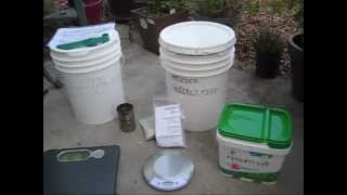 Mittleider Garden Weekly Feed Fertilizer Recipe Sustainable Gardening [upl. by Kariotta]