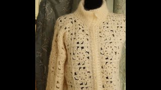 FLEUR CARDIGAN TUTORIAL3 DO IT PROUD YOURSELF [upl. by Earahc866]