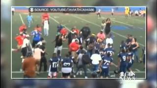 Coaches fight after youth football game [upl. by Lewej]