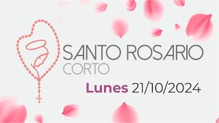 Santo Rosario corto l lunes 21102024 [upl. by Enneira957]