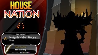 AQW TerraForming Quest Bot FulllGetting Enchanted Nulgath Nation House [upl. by Alyel687]