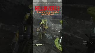 Helldivers 2  Throwing knife accident helldivers2 ps5 throwingknife accident funny [upl. by Asp]