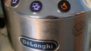 How to Descale a Delonghi Dedica EC685 Home Espresso Machine [upl. by Nye221]