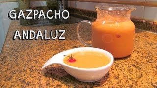 Receta Gazpacho Andaluz [upl. by Chemar670]