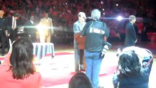 Chicago Bulls 20th Anniversary of 1st Championship Celebration 31211  Courtside View Part 1 [upl. by Fanchon]