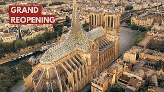 Unveiling the Grand Reopening of the Paris Notre Dame Cathedral in 2024 [upl. by Ahpla]