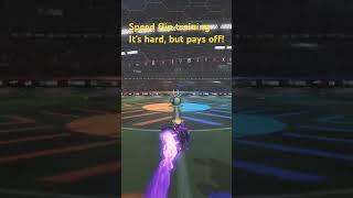 Speed Flip training map Insane 2 secs reaction speedflip rocketleagueclips rl quickflip [upl. by Marilla]