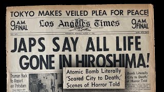 NEWS from 1945 Two days after Hiroshima [upl. by Akiwak]