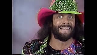 Macho Man Randy Savage Promo on Razor Ramon 09121992 [upl. by Einahpetse]