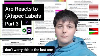 Aro Reacts to Aspec labels Part 3 CC [upl. by Yeleek]