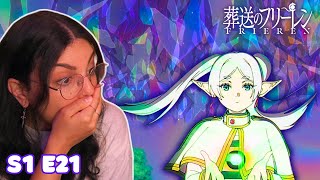 BYE BYE BARRIER 1st exam COMPLETE  Frieren Episode 21  Season 1  Reaction [upl. by Eirehc]