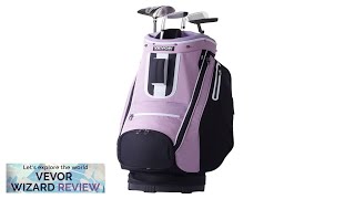 VEVOR Golf Cart Bag with 14 Way Organizer Divider Top 36” Multiple Review [upl. by Airdnassac]