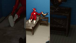 Flash vs Rooster  Alarm every morning 4  Marvel Animationshorts [upl. by Ellenaej]