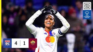 HIGHLIGHTS  Olympique Lyonnais vs AS Roma  UEFA Womens Champions League 2425 Français [upl. by Anidualc]