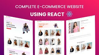 How To Create Complete Ecommerce Website Using React JS Step by Step Tutorial 2023 [upl. by Woodman]