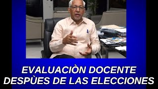 EVALUACIÒN DOCENTE DESPÙES DE LAS ELECCIONES DE LA ADP minerd adp [upl. by Adikram]