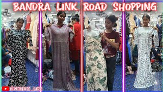 Bandra Link road  Mumbai Bandra shopping \ nehazlife mumbai vlog [upl. by Icnan]