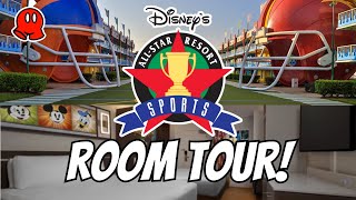 Disneys AllStar Sports Resort Refurbished Room Tour  All Star Resorts 2024 [upl. by Shauna]