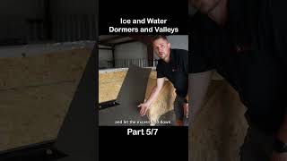 Roof Dormer and Valley Ice and Water Install PART 57 [upl. by Lamok536]