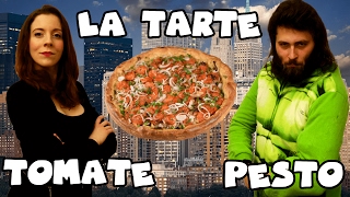 RECETTE  LA TARTE TOMATE PESTO [upl. by Nolham]