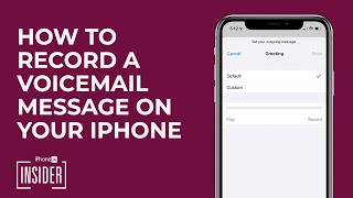 How to Change Voicemail Greeting on iPhone iOS 16 Update [upl. by Leohcin]