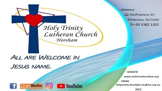 Worship 930 am Sunday 14072024 Holy Trinity Lutheran Church Horsham [upl. by Ahsemik]