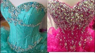 Vestidos De 15 Años con mucha pedreria 2017 [upl. by Rayshell225]