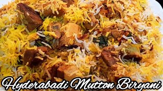 Eid Special Hyderabadi Mutton Biryani pakki akhni Ki Recipe  Hyderabadi Mutton Biryani [upl. by Kuebbing]