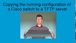 Copying the running configuration of a Cisco switch to a TFTP server [upl. by Yelak413]