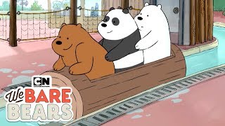 We Bare Bears  Log Ride Hindi  Minisode  Cartoon Network [upl. by Imerej156]