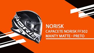 Unboxing Norisk FF302 Manty Matte  Preto [upl. by Esilana280]