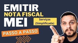 Como Emitir Nota Fiscal de Serviço MEI Simplificada [upl. by Anirac570]