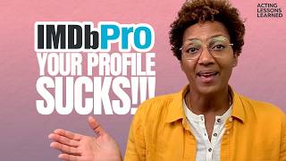 IMDB Tutorial  How to Use IMDb Pro actortips workingactor imdbpro [upl. by Klehm]