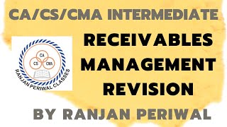 RECEIVABLES MANAGEMENT REVISION [upl. by Eitten]